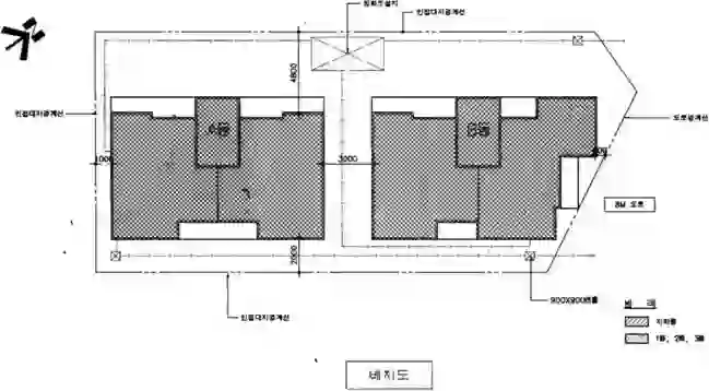 대산빌라 배치도 이미지